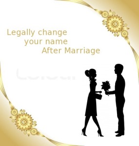 Legally change your name After Marriage
